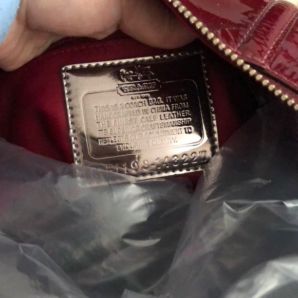 Coach Madison Audrey in Crimson - Picture 5 of 6